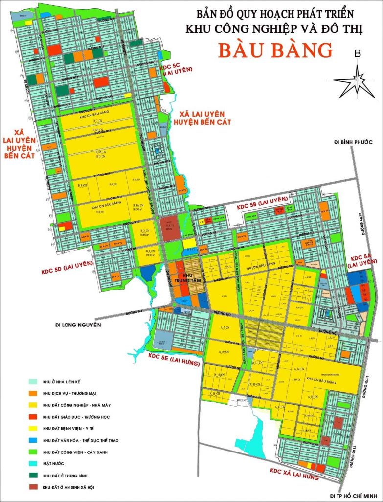 Đất nền khu công nghiệp Bàu Bàng giai đoạn 2022 - 2030 - BĐS Thịnh Vượng