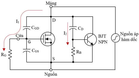 Mạch tương đương của MOSFET công suất