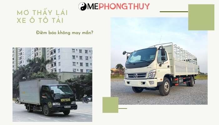 mơ thấy lái xe ô tô tải