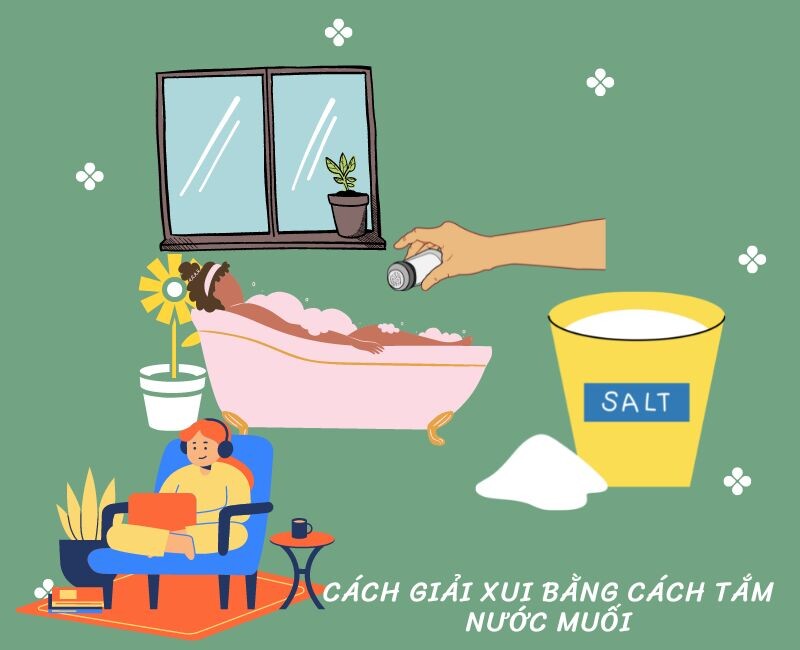 Cách giải xui bằng muối