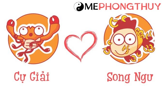 Quan điểm tình yêu giữa cung Cự Giải và Song Ngư