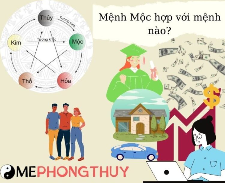 Mệnh Mộc hợp với mệnh nào