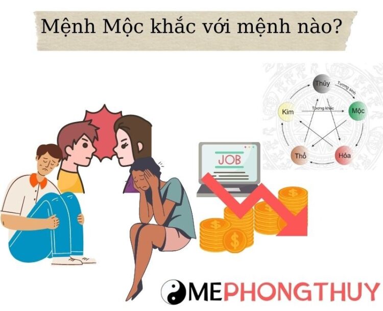 Mệnh Mộc khắc với mệnh nào