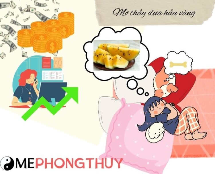 Mơ thấy dưa hấu vàng