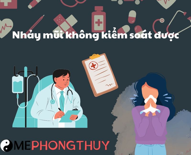 Nhảy mũi không kiểm soát được