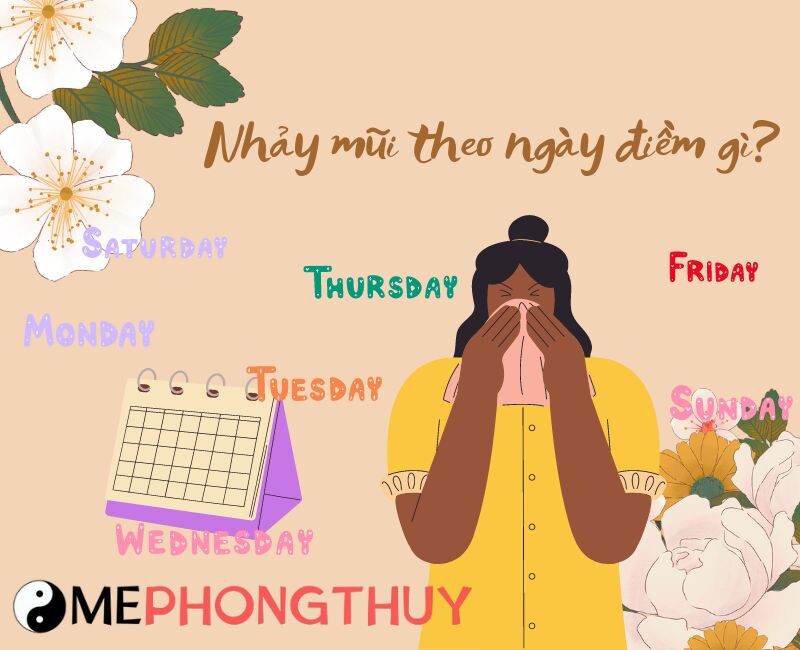 Nhảy mũi theo ngày điềm gì