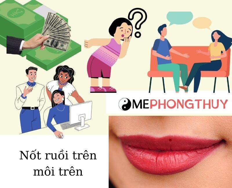 Nốt ruồi trên môi trên