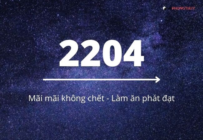 Số 2 khi kết hợp cùng số 204