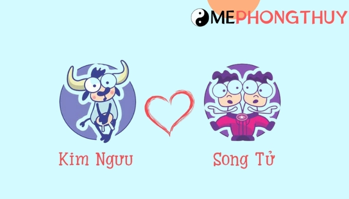 Cung Song Tử và Kim Ngưu có hợp nhau trong tình yêu không