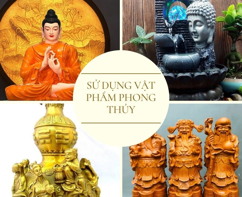 Sử dụng vật phẩm phong thủy