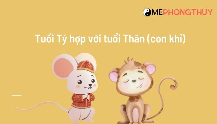 Tuổi Tý hợp với tuổi Thân (con khỉ)