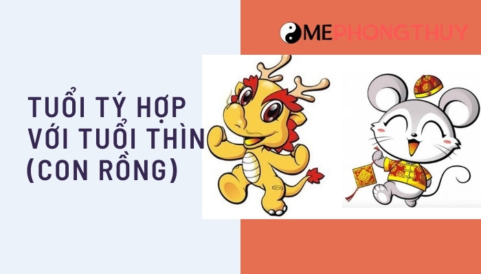 Tuổi Tý hợp với tuổi Thìn (con rồng)